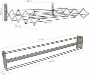 Suszarka na pranie Artweger Suszarka ścienna RuckZuck 4