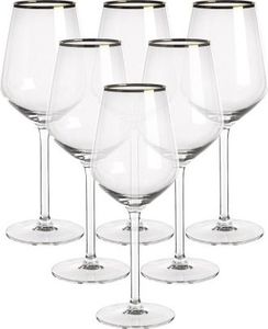 Lumarko rubin gold kpl. 6 kieliszków wino białe 370 ml 2