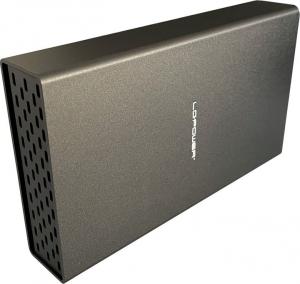 Kieszeń LC-Power 3.5" SATA - USB-C 3.2 Gen 2 +  USB Hub (LC-35U3-C-HUB) 3