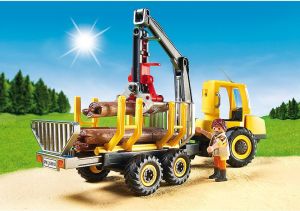 Playmobil Dźwig do przewozu drewna (6813) 4