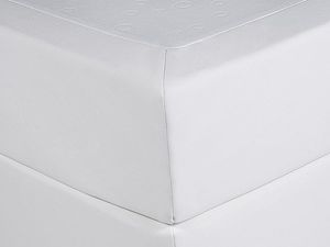 Beliani Łóżko kontynentalne 180 x 200 cm białe PRESIDENT 3