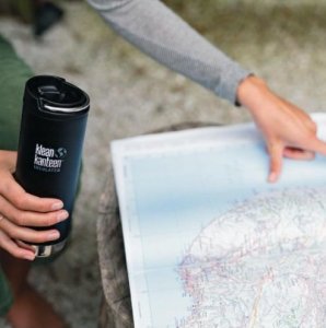 Klean Kanteen Kanteen TKWide VI (mit Café Cap), 473ml/16oz, Brushed Stainless 4