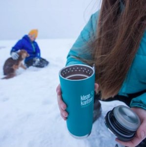 Klean Kanteen Kanteen TKWide VI (mit Café Cap), 473ml/16oz, Black 4