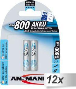 Ansmann Akumulator MaxE AAA / R03 800mAh 24 szt. 1