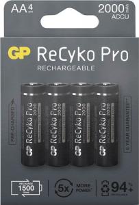 GP Bateria ReCyko Pro AA / R6 2000mAh 4 szt. 1