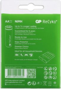 GP Akumulator ReCyko+ AA / R6 2100mAh 4 szt. 2