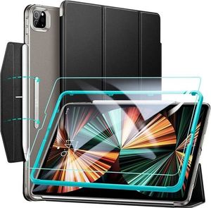 Etui na tablet ESR Etui ESR Ascend Trifold Apple iPad Pro 12.9 2021 Black + Szkło hartowane 1