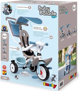 Smoby Rowerek Baby Balade niebieski 9
