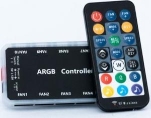 1stCOOL Sterownik Aura Rainbow ARGB Music Controll + Pilot (RC-CONTR-ARGB2) 1