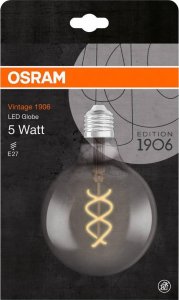 Ledvance OSRAM Vintage 1906 LED CL GLOBE125 Filament SMOKE 5W 818 E27 140lm 1800K (CRI 80) 15000h A (Krabička szt.) 5