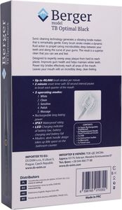 Szczoteczka Berger TB Optimal Czarna 9