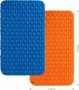 Naturehike Naturehike nafukovací dvojitá karimatka FC-11 1000g - modrá 6