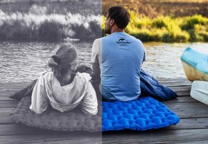 Naturehike Naturehike nafukovací dvojitá karimatka FC-11 1000g - modrá 7