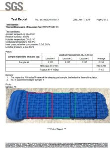 Naturehike Naturehike nafukovací dvojitá karimatka FC-11 1000g - modrá 9