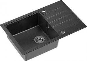 Zlewozmywak Steiner  Peter 111 z ociekaczem 78 x 50 cm czarny (HCQP7850CZK) 2