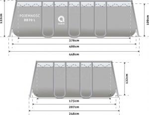 Avenli Basen stelażowy 400x207cm 17w1 (2818) 7