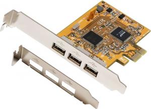 Exsys Karta PCIe - 3x USB 2.0 (EX-11053) 1