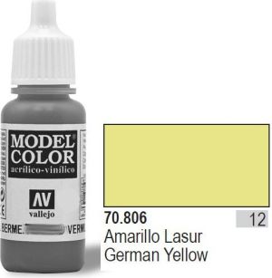 Vallejo Farba Nr12 Lazur Yellow 17ml 1