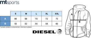 Diesel Bluza męska Diesel 00SSJH-0WAWC-90Z - XL 5