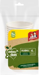 JAN Niezbędny Sarantis Jan Niezbędny Zielony Dom Kubki z surowca roślinnego 250ml 1op.-6szt 1