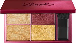 Sleek MakeUP SLEEK Highlighting Palette PALETA METALICZNYCH ROZŚWIETLACZY Fire It Up 1