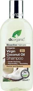 Dr. Organic Dr.Organic VIRGIN COCONUT OIL szampon do włosów i skóry głowy z ORGANICZNYM OLEJKIEM KOKOSOWYM odżywczo-nawilżający 1