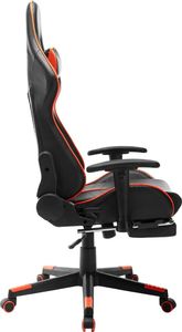 Fotel vidaXL czarno-pomarańczowy (20516) 3