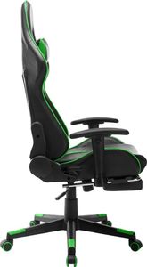 Fotel vidaXL czarno-zielony (20513) 3