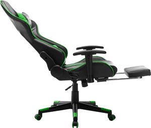 Fotel vidaXL czarno-zielony (20513) 7