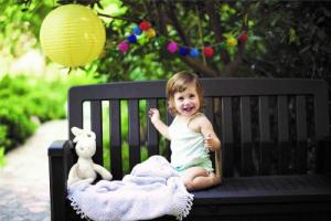 Keter Ławka ogrodowa z schowkiem PATIO - brązowa 3