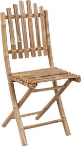 vidaXL Składane krzesła ogrodowe z poduszkami, 2 szt., bambusowe (3064007) 4