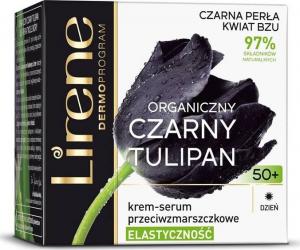Lirene Czarny Tulipan  krem-serum przeciwzmarszczkowe 50+ NA DZIEŃ 1