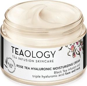 Teaology Rose Tea Hialuronowy Nawilżający Krem Do Twarzy i Szyi Z Naparem z Czarnej Herbaty 1