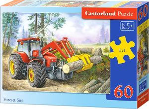 Castorland Puzzle Wycinka w Lesie 60 elementów (06601) 1