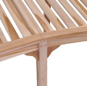 vidaXL Ławka w kształcie banana, 200 cm, lite drewno tekowe (310495) 6