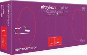 Mercator Medical Rękawice nitrylowe nitrylex complete L 100 szt. () - RD30102004 1
