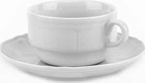 Karolina Filiżanka 220 ml ze spodkiem Castel White 2