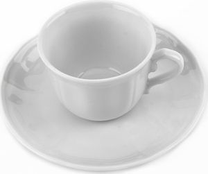 Karolina Filiżanka 100ml ze spodkiem Castel White 2