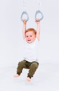 Małpiszon Kółka gimnastyczne popielate 2