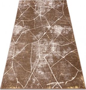 Dywany Łuszczów Dywan MEFE nowoczesny 2783 Marmur - Strukturalny, dwa poziomy runa ciemny beż, 120x170 cm 1
