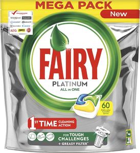 Fairy Fairy Platinum Lemon tabletki do zmywarki 60szt 1