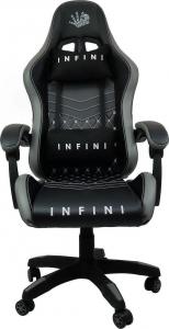 Fotel Zenga Infini Five czarno-szary 2