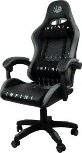 Fotel Zenga Infini Five czarno-szary 3