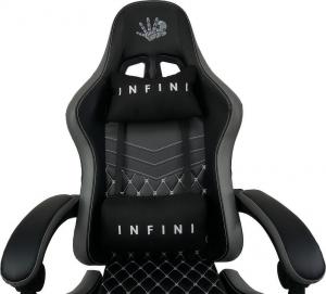 Fotel Zenga Infini Five czarno-szary 5