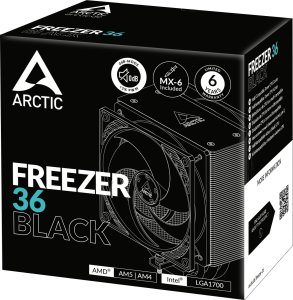 Chłodzenie CPU Arctic Chłodzenie CPU Arctic Freezer 36 Black (ACFRE00123A) + Butelka Termiczna 7