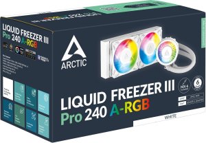 Chłodzenie wodne Arctic Chłodzenie wodne Arctic Liquid Freezer III Pro 240 A-RGB Białe (ACFRE00186A) + Butelka Termiczna 7