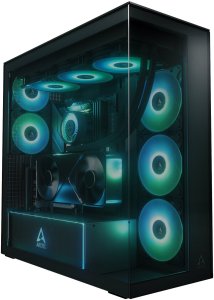 Obudowa Arctic Obudowa Arctic Xtender VG Tinted ARGB czarna (ACPCC00016A) + Butelka Termiczna 14