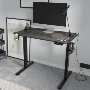 Fotel Diablo Chairs X-Fighter czarny + EGON 1100 Czarne 110 cmx60 cm 14