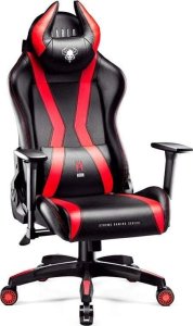 Fotel Diablo Chairs X-Horn XL 2.0 King Size + EGON 1100 Czarne 110 cmx60 cm 2