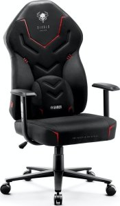 Fotel Diablo Chairs X-Gamer Dark Obsidian + EGON 1100 Czarne 110 cmx60 cm 2